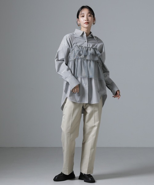 NANO universe（ナノ・ユニバース） ワンピース チュールビスチェ＋