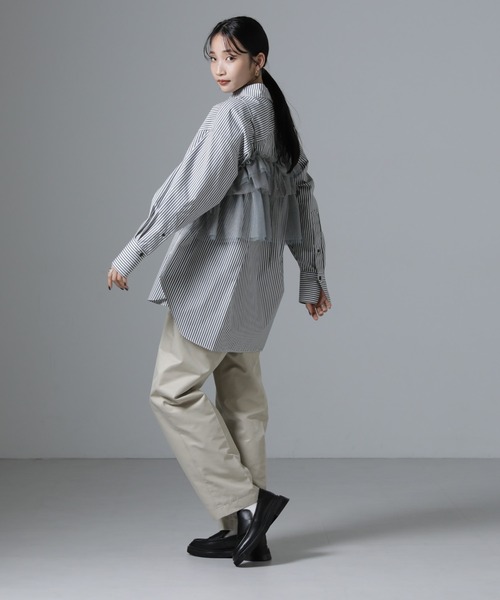 NANO universe（ナノ・ユニバース） ワンピース チュールビスチェ＋