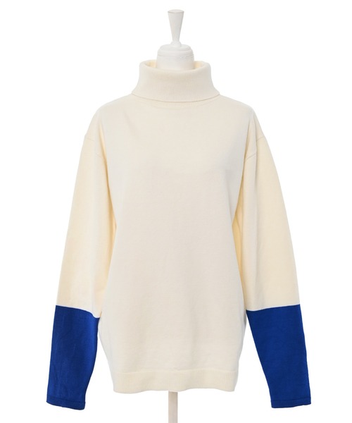 ニット セーター 「Narcissus」バイカラータートルニット レディース Narcissus ニット セーター 「Narcissus」バイカラータートル