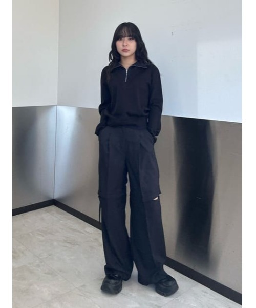 ボトムス 1223 SLY スラックス パンツ MANISH CUT OUT PT マニッシュ カットアウト