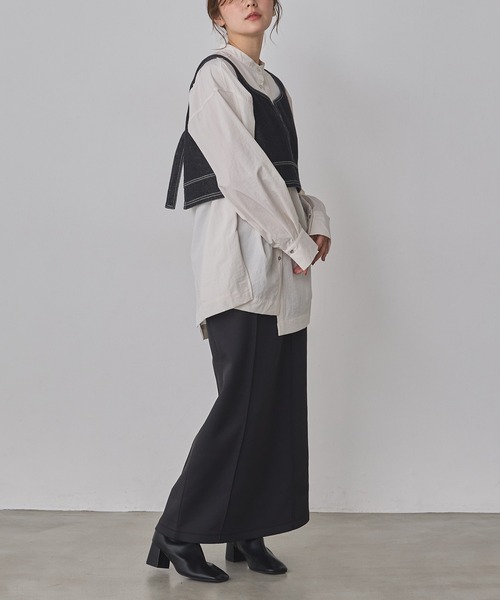 hunch（ハンチ） ベスト ジレ 「WEB限定/別注」スラブデニム ビスチェ