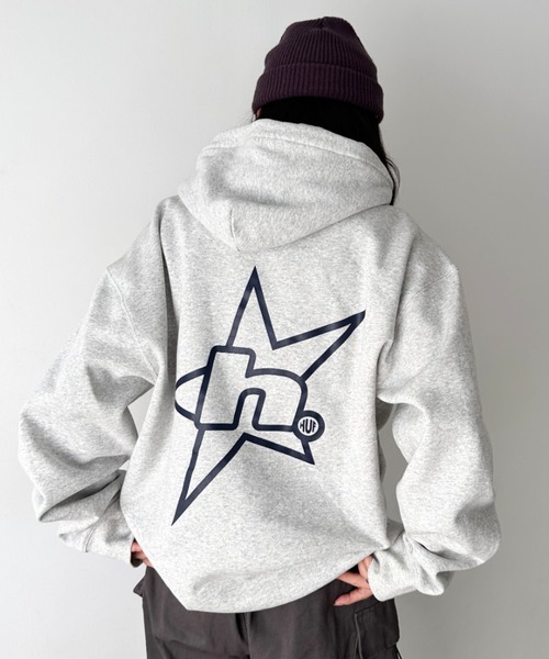 HUF（ハフ） パーカー /H STAR LOGO P/O HOODIE/スター ロゴ フーディ