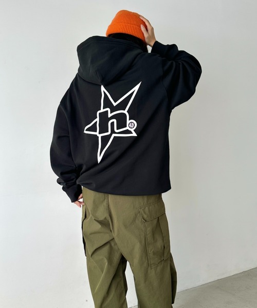 HUF（ハフ） パーカー /H STAR LOGO P/O HOODIE/スター ロゴ フーディ