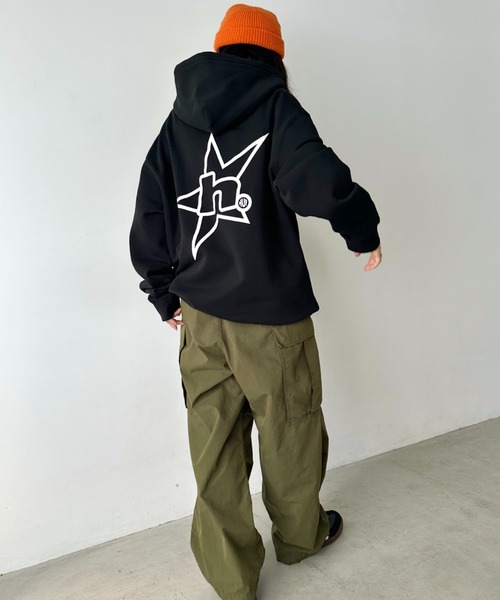 HUF（ハフ） パーカー /H STAR LOGO P/O HOODIE/スター ロゴ フーディ