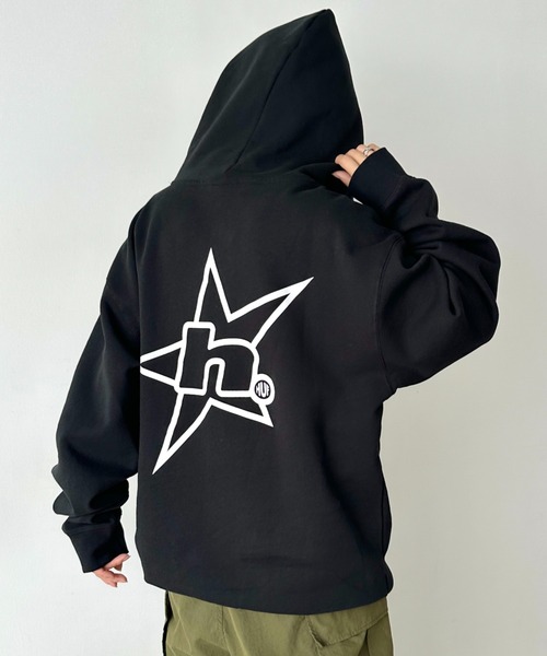 HUF（ハフ） パーカー /H STAR LOGO P/O HOODIE/スター ロゴ フーディ