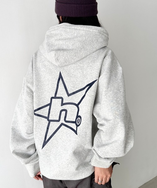 HUF（ハフ） パーカー /H STAR LOGO P/O HOODIE/スター ロゴ フーディ