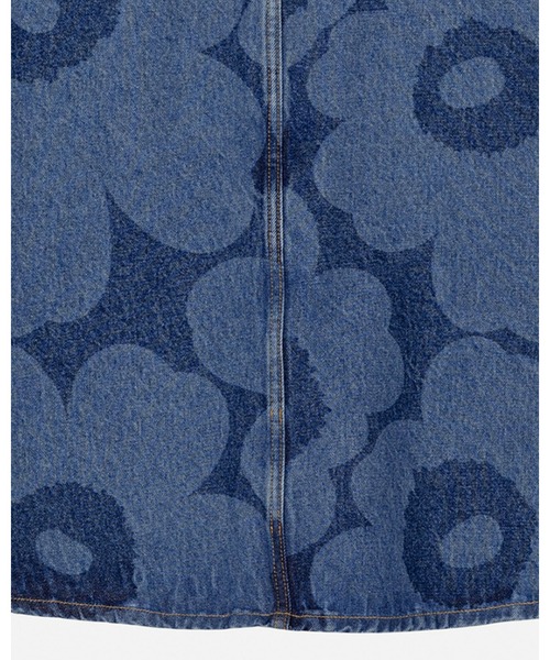 marimekko デニムスカート Maridenim】 Ruudut Unikko / skirt（スカート）｜marimekko