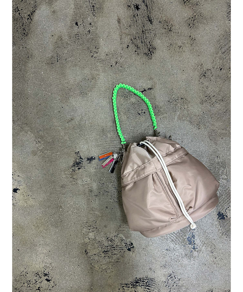 ともすーけ様 EM:cheek kinchaku code 2 way tote 巾着コード2WAYトート