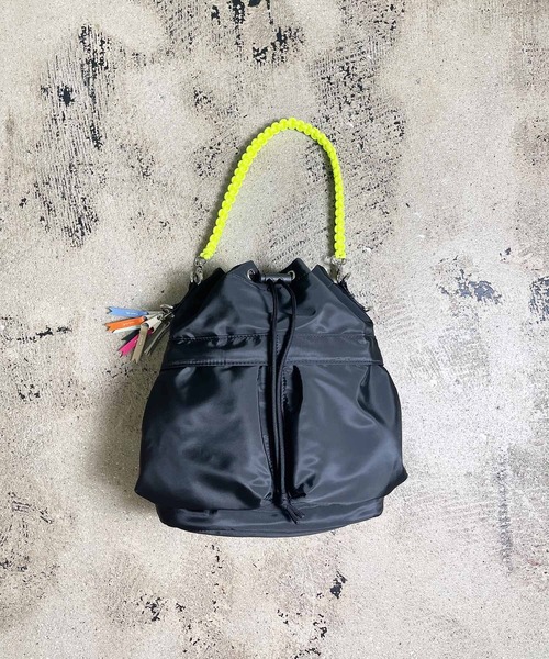 ともすーけ様 EM:cheek kinchaku code 2 way tote 巾着コード2WAYトート
