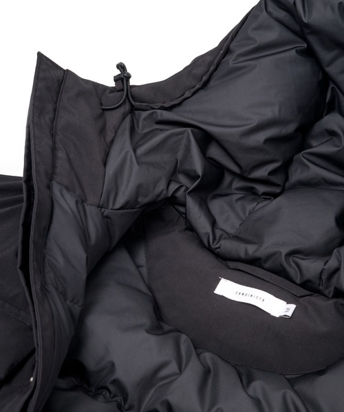 「Sandinista」 ダウンコート MEDIUM ブラック メンズ_画像2