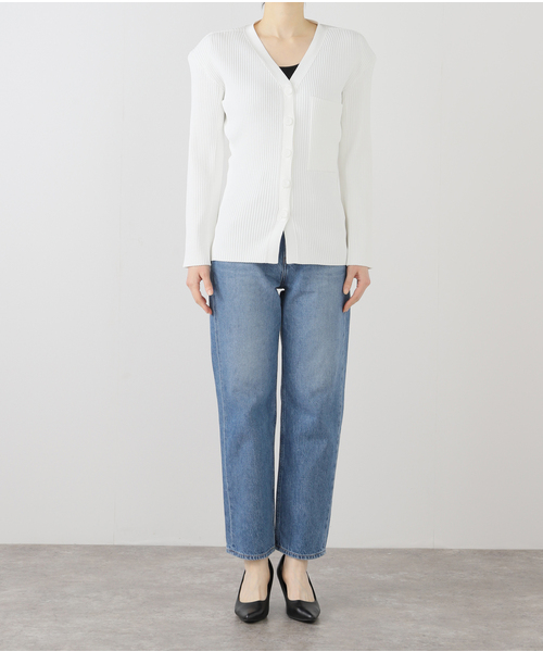 ORR カーディガン ORR/オル Hourglass V-neck Knitted Cardigan