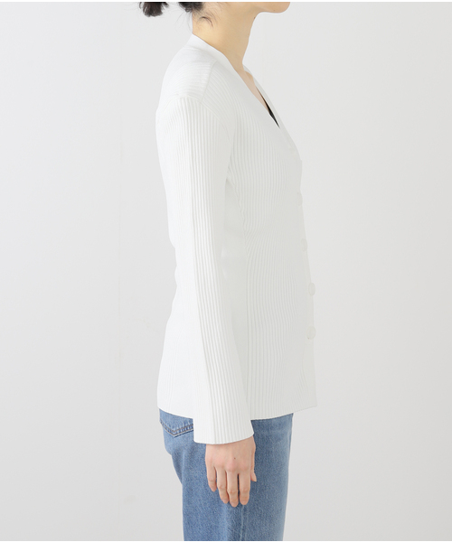 驚きの安さ ORR カーディガン Cardigan Knitted V-neck Hourglass ORR/オル トップス