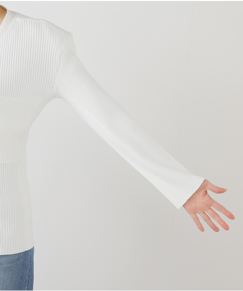 ORR カーディガン ORR/オル Hourglass V-neck Knitted Cardigan