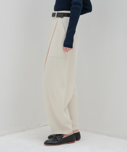 DRESSLAVE（ドレスレイブ） パンツ big tuck curve pants(ビッグタック