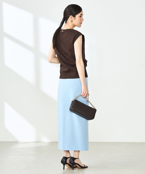 美品　ウォッシャブルダンボール前後2WAYタイトスカート　ベージュ 38 NOLLEY'S｜ウォッシャブルダンボール前後2WAYタイトスカート