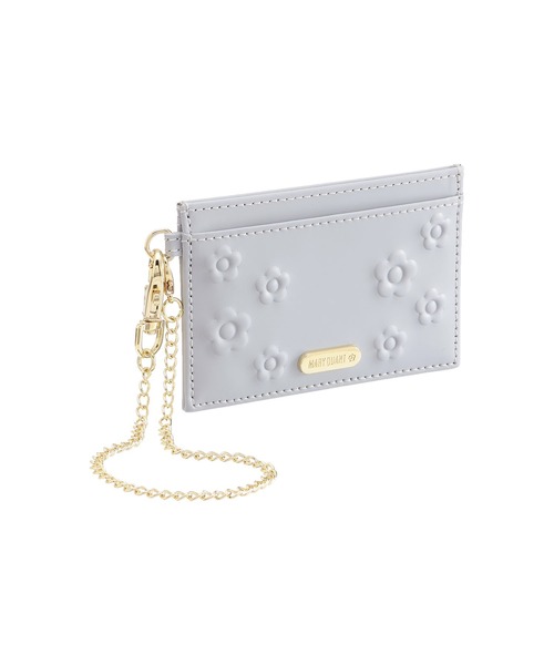 MARY QUANT サイドデイジーエンボス シングルパスケース MARY QUANT パスケース マリークワント mary quant サイド