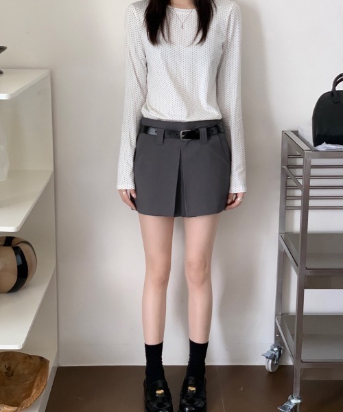 gossip!ロサンゼルス パンツ フェミニン モードショートキュロット
