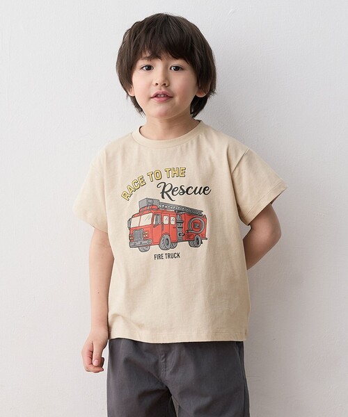 any FAM tシャツ 車プリント 半袖Tシャツ キッズ 子供服 男の子