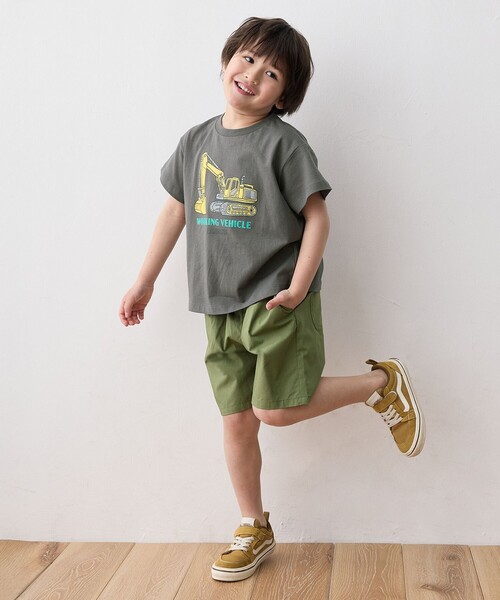 any FAM tシャツ 車プリント 半袖Tシャツ キッズ 子供服 男の子