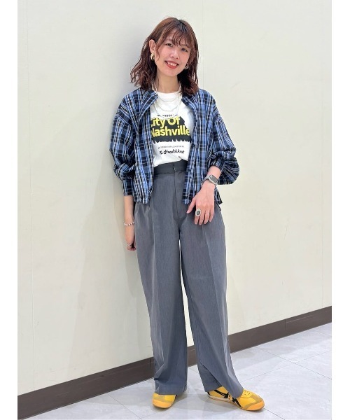 Right-on ブラウス シャツ ブロードドロストシャツ レディース