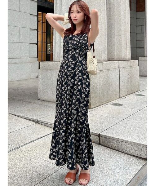 ワンピース とも様 SLY | FRONT BUTTON LACE 2P ロングワンピース (ワンピース