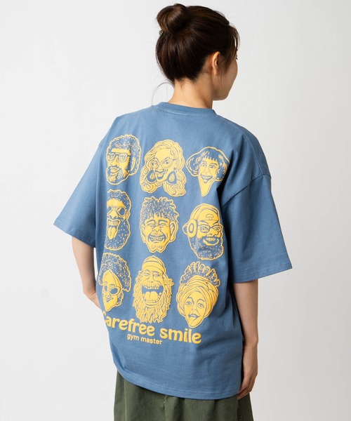 gym master tシャツ 7.4oz carefree smile ビッグTee メンズ