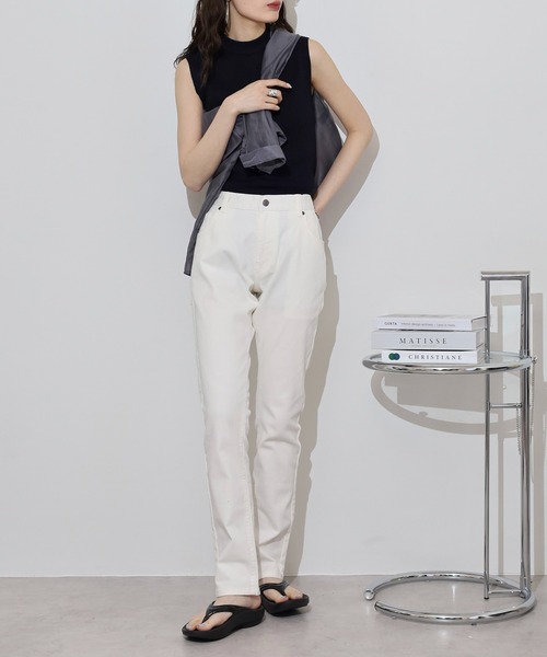 FUNALIVE（ファンアライブ） ジーンズ White stretch denim pants