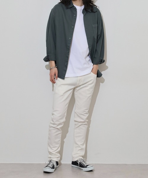 FUNALIVE（ファンアライブ） ジーンズ White stretch denim pants