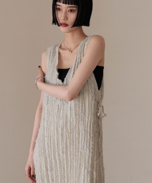 ローリーズファーム　クリンクルリボンワンピース LOWRYS FARM｜クリンクルリボンワンピース | Rakuten Fashion
