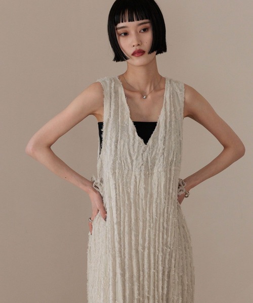 新品未使用タグ付【クリンクルリボンワンピース】 LOWRYS FARM｜クリンクルリボンワンピース | Rakuten Fashion