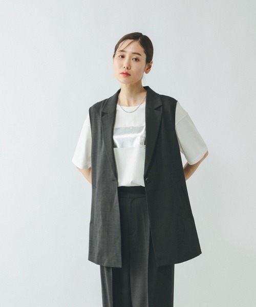 【Global work】気が利くSETUPジレ GLOBAL WORK（グローバルワーク）の「気が利くSETUPジレ