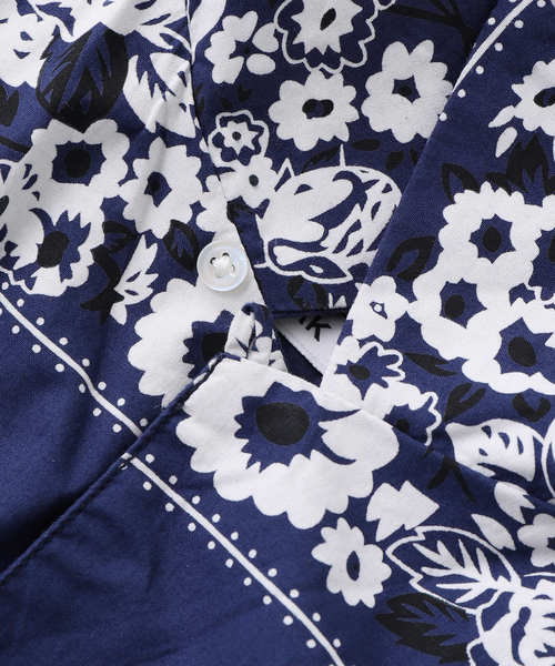 NOMA t.d. DREAM Shirt Hand Embroidery 青 NOMA t.d. DREAM Shirt Hand Embroidery 青