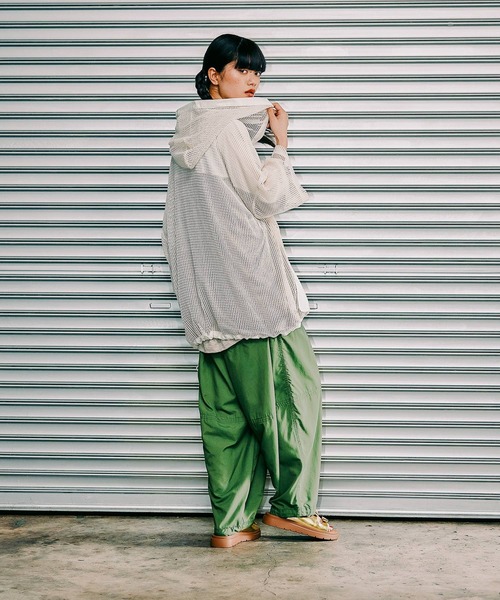 niko and… パーカー 「MODE NORM CORE」メッシュルーズパーカー