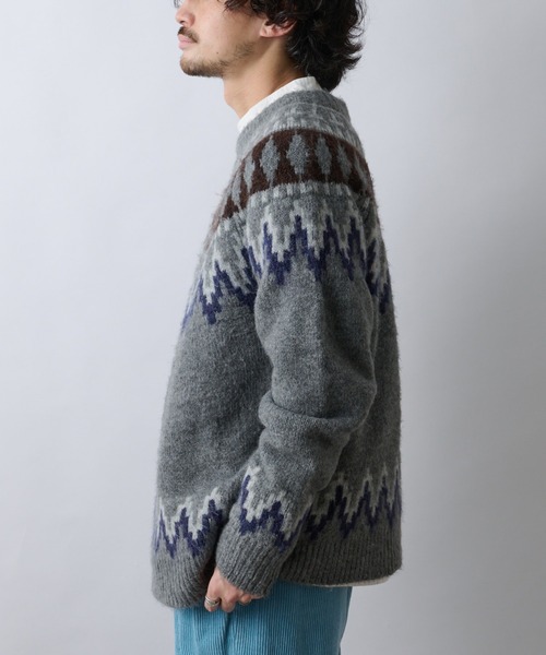 「CIAOPANIC TYPY」 長袖ニット LARGE グレー メンズ_画像5