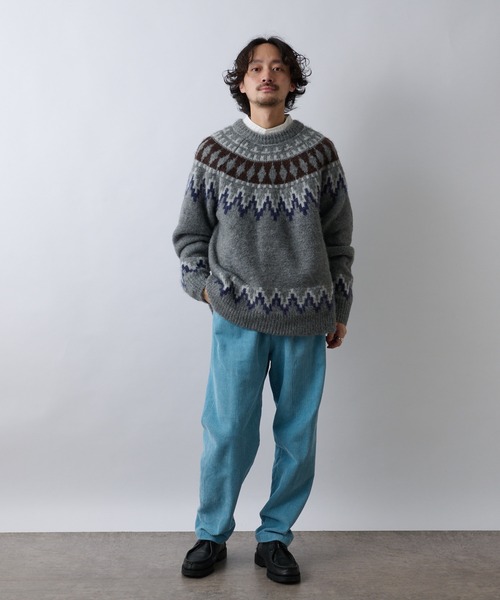 「CIAOPANIC TYPY」 長袖ニット LARGE グレー メンズ_画像7