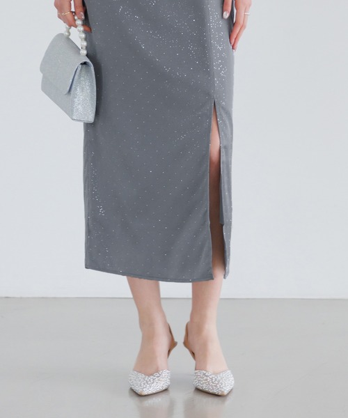 Leja（レジャ） ドレス 「LEJA」チュールフラワーモチーフドット