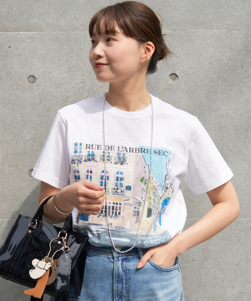 IENA イエナ Cassandre×IENA アートTシャツ 2025SS IENA tシャツ Cassandre×IENA アートTシャツ レディース