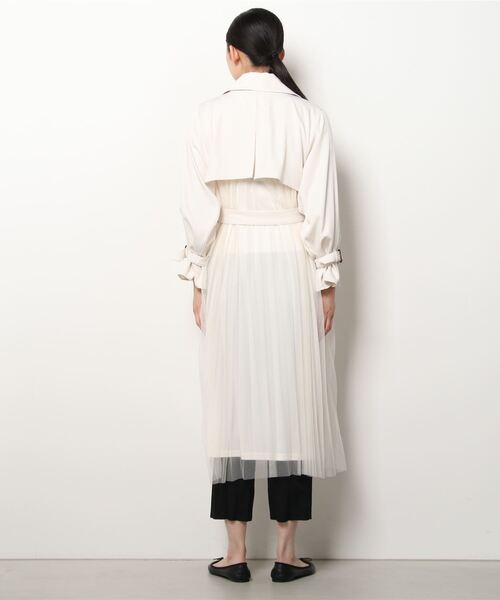 「ASTORIA ODIER」 トレンチコート SMALL ラベンダー レディース_画像3