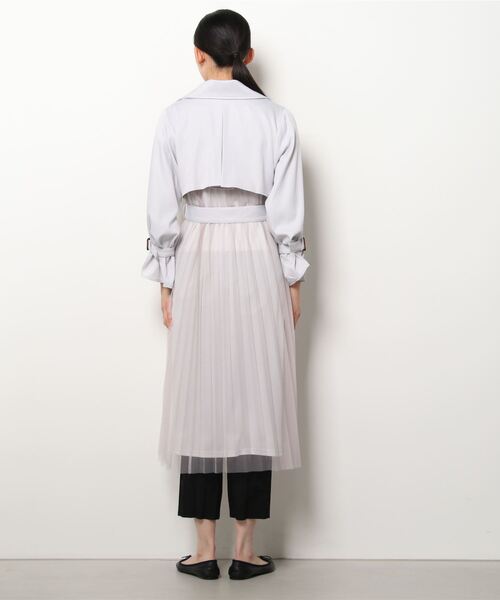 「ASTORIA ODIER」 トレンチコート SMALL ラベンダー レディース_画像5