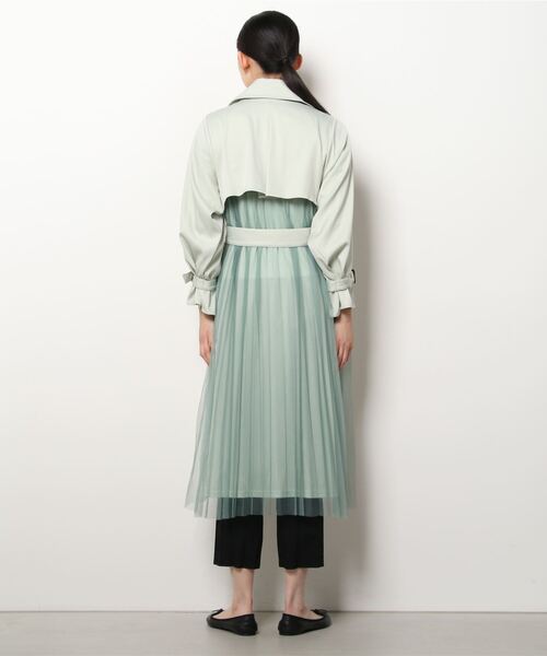 「ASTORIA ODIER」 トレンチコート SMALL ラベンダー レディース_画像6