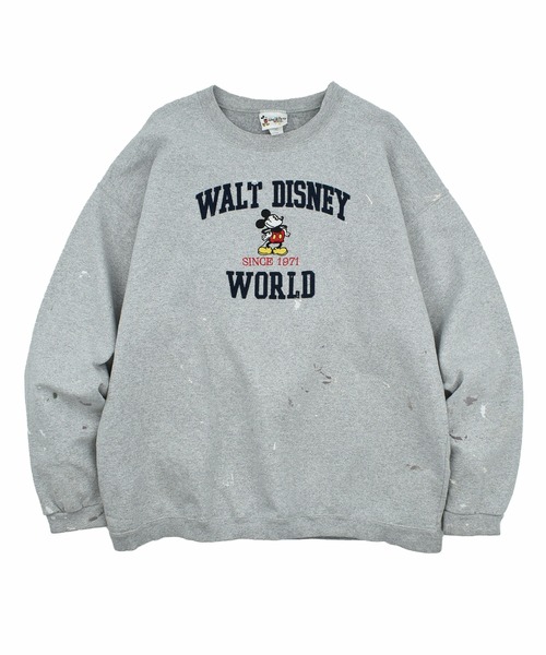 90's ミッキー　スウェット　ビンテージ　ディズニー Vintage 美品 ディズニー ミッキーマウス スウェット 90s ヴィンテージ