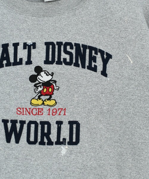 希少 XXXXL 90's Disney Mickey Mouse スウェット DISNEY VINTAGE トレーナー スウェット 「ヴィンテージ古着