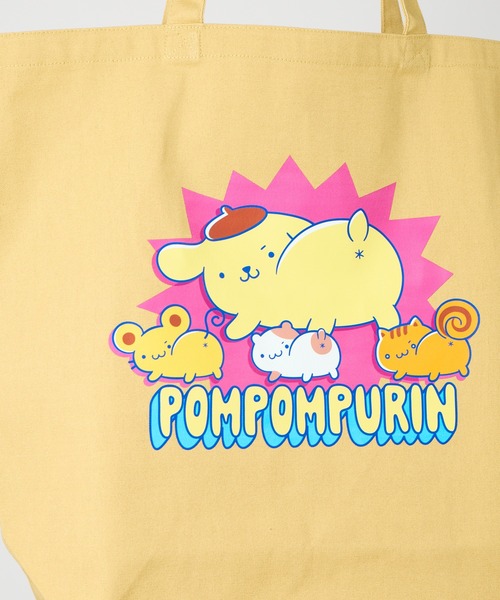 【レア】　ポムポムプリン　カット　BIG トートバッグ sanrio トートバッグ 「 / サンリオ 」ポムポムプリン BIGトート