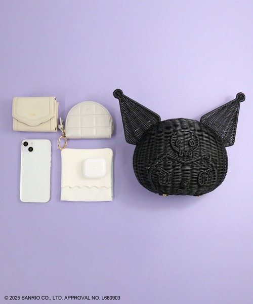 希少 美品  ♡サンリオ  ラタン．ピクニックセット♡カゴバッグ sanrio かごバッグ カゴバッグ サンリオキャラクターズ/マイ