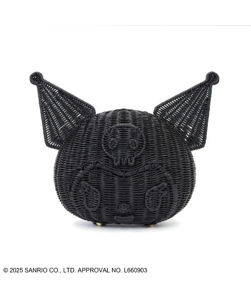 希少 美品  ♡サンリオ  ラタン．ピクニックセット♡カゴバッグ sanrio かごバッグ カゴバッグ サンリオキャラクターズ/クロミ