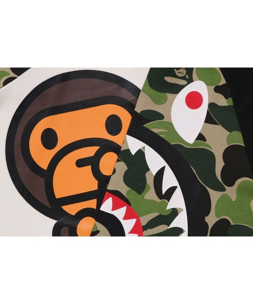 A BATHING APE（アベイシングエイプ） tシャツ ABC CAMO SHARK MILO