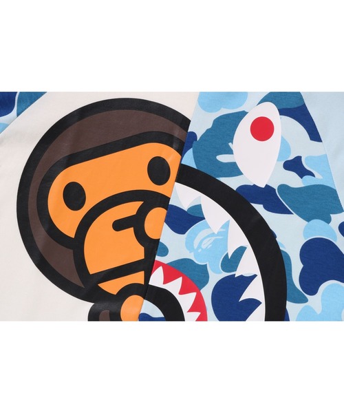 A BATHING APE（アベイシングエイプ） tシャツ ABC CAMO SHARK MILO