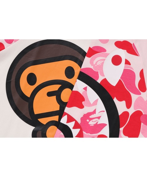 A BATHING APE（アベイシングエイプ） tシャツ ABC CAMO SHARK MILO
