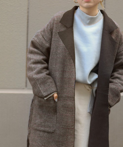 「Bab」 チェスターコート M ベージュ レディース_画像2