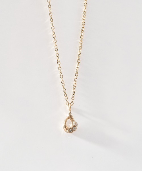 ♡ハンドメイド♡ビジューネックレス セール】【 金属アレルギー対応 】 2連ハートビジューネックレス